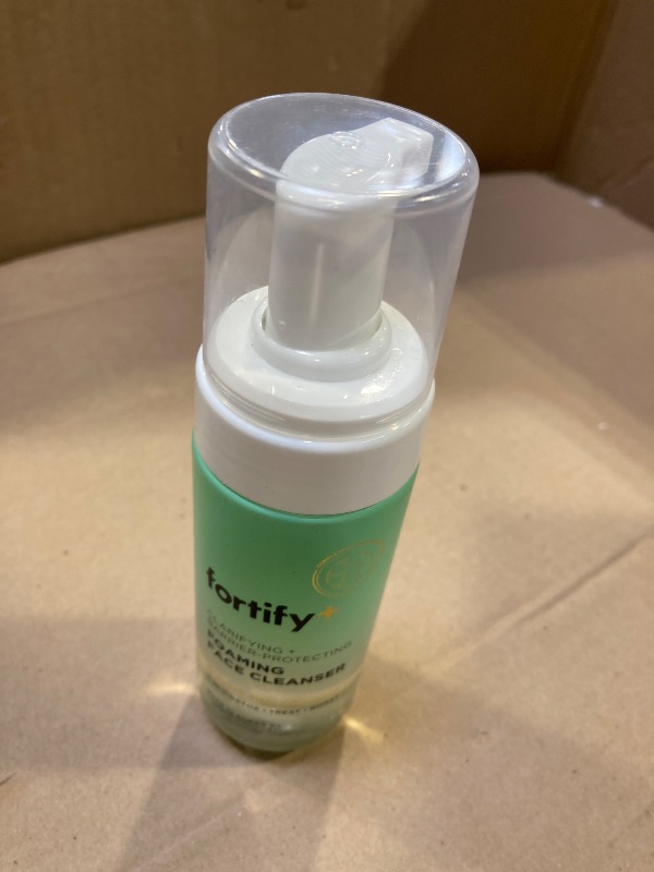 Photo 1 of Fortify Skincare Foaming Facial Cleanser with Hyaluronic Acid + Salicyclic Acid - 3-in-1: Detox, Treat, Boost - Deep Purifying & Hydrating Face Wash - Dermatologist Tested, All Skin Types - 5.07Fl.Oz