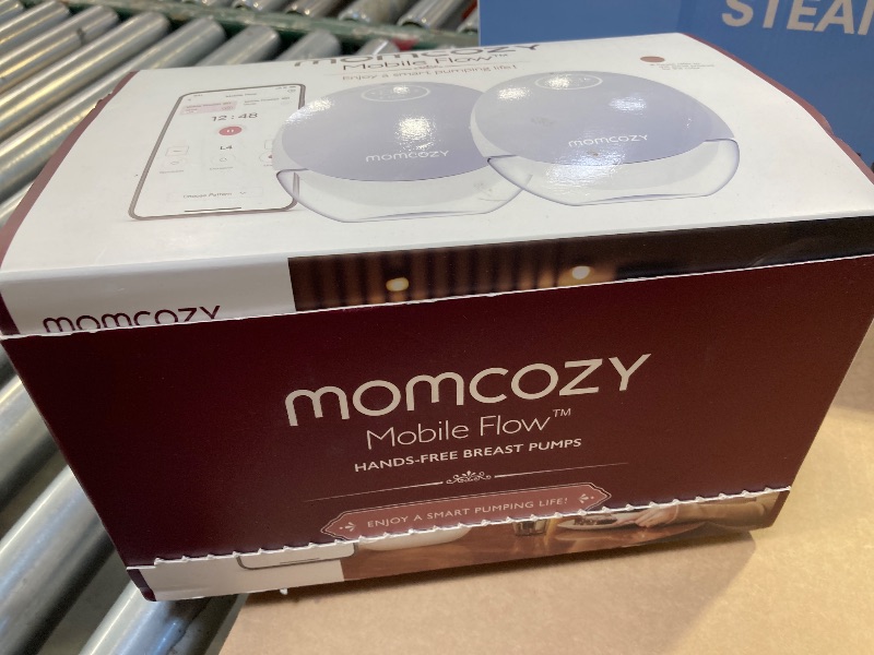 Photo 1 of Momcozy Breast Pump Hospital-Grade, Hands Free Breast Pump App with Leak-Proof DoubleFit Flange, Personalized Multi-Modes & 15 Levels, 2 Count