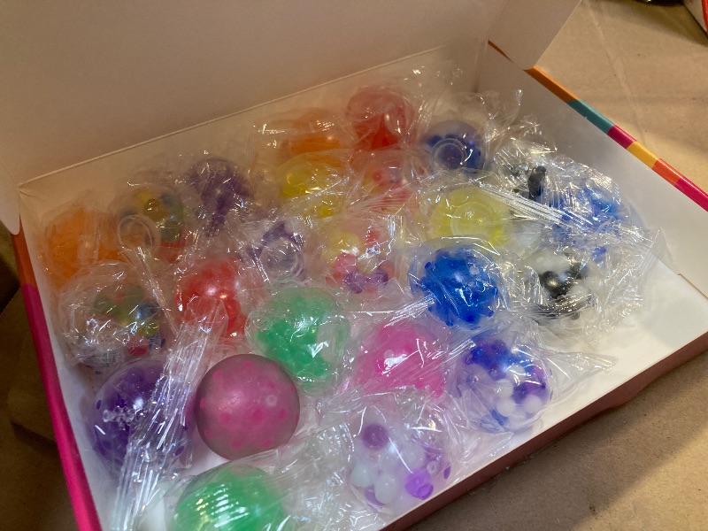 Photo 1 of VISCOO  Stress Balls, Squishy Ball, Squeeze Balls for Adults, Anti-Anxiety and Fidget Balls to Relax, Party Favors, Birthday Gifts, Goodie Bag Stuffers