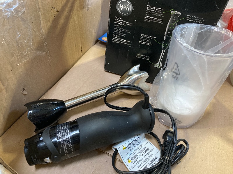 Photo 1 of Braun MQ5000 Hand Blender Multiquick Vario, MQ5000, Black