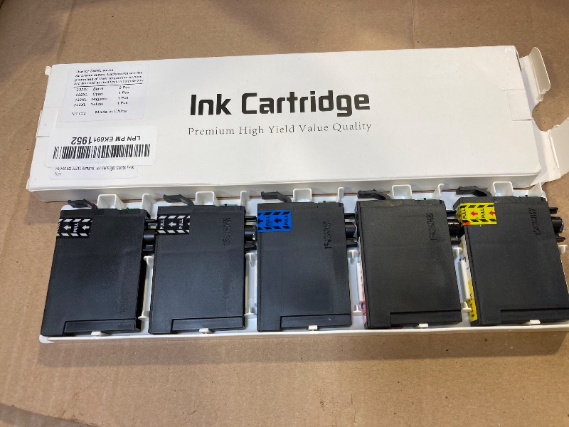 Photo 1 of 232XL Remanufactured for Epson 232XL Ink Cartridges Combo Pack Epson 232XL T232 XL for Epson XP-4200 XP-4205 Epson Workforce WF-2930 WF-2950 Printer 5 Pack 2 Black 1 Cyan 1 Magenta 1 Yellow