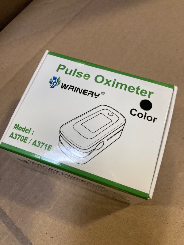 Photo 1 of Oxygen Saturation Monitor, Wrinery Premium Pulse Oximeter Fingertip, Oxygen Monitor, O2 Saturation Monitor, OLED Portable Oximetry with Batteries, Lanyard (Rose gold-Royal black)