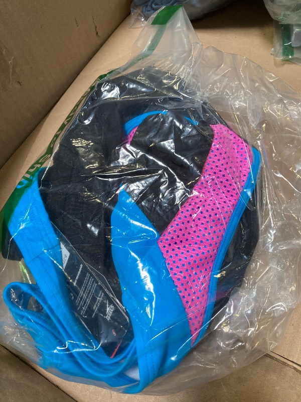Photo 1 of Speedo Girl's Swimsuit One Piece Mesh Splice Thick Strap size16