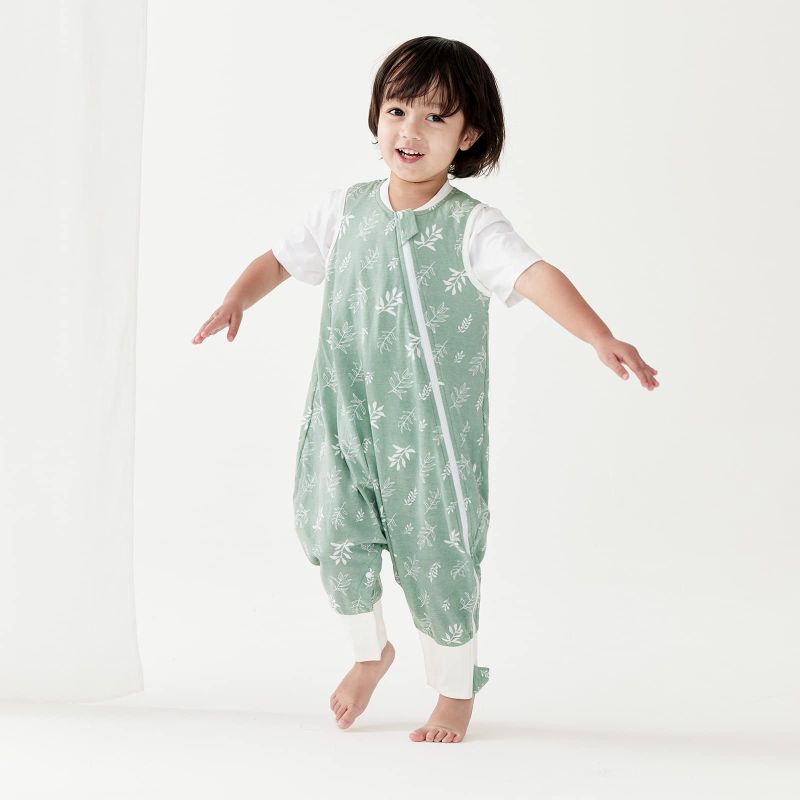 Photo 1 of Duomiaomiao 0.5 TOG Toddler Sleep Sack 12-24 Months 100% Cotton Lightweight Baby Sleep Sack with Feet, Breathable Comfy Toddler Wearable Blanket