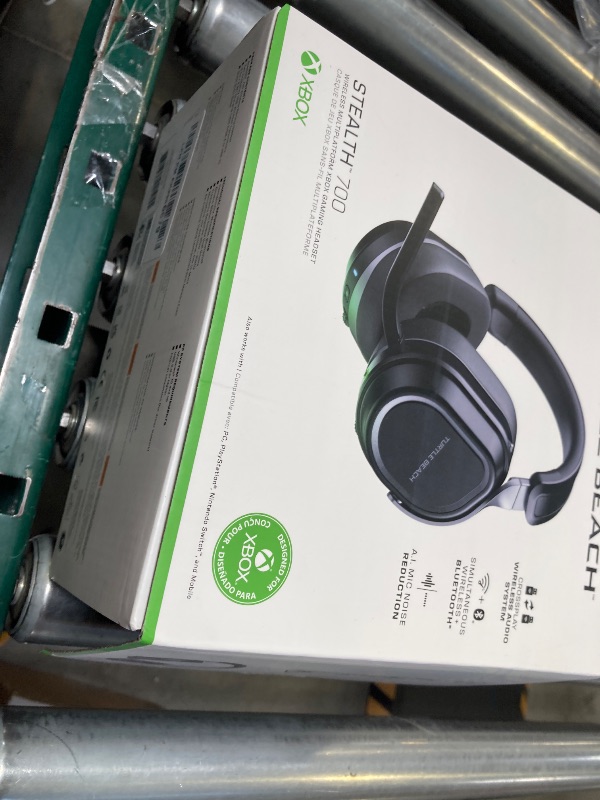 Photo 1 of Turtle Beach Stealth 700 Gen 3 Wireless Multiplatform Amplified Gaming Headset for Xbox Series X|S, Xbox One, PC, PS5, Mobile – 60mm Drivers, AI Noise-Cancelling Mic, Bluetooth, 80-Hr Battery – Black