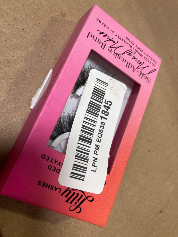 Photo 1 of Lilly Lashes 3D Self Adhesive Eyelashes, No Lash Glue Needed, Body Heat Activated Press on Lashes, Reusable Self Adhesive Eyelashes Up to 5x, Easy to Apply & Remove (MoneyMaker)