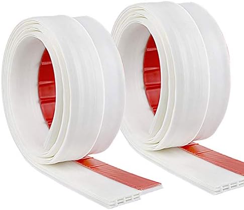 Photo 1 of 2 Pack Door Draft Stopper, Under Door Sweep Weather Stripping Door Bottom Seal Strip Dust and Noise Insulation for Interior & Exterior Doors, 
