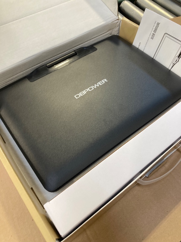 Photo 1 of 16.9 Portable DVD Player with 14.1 Swivel HD Screen with Control Remote 5-Hour Built-in Rechargeable Battery Car Charger & AC Adapter Supports CD/
