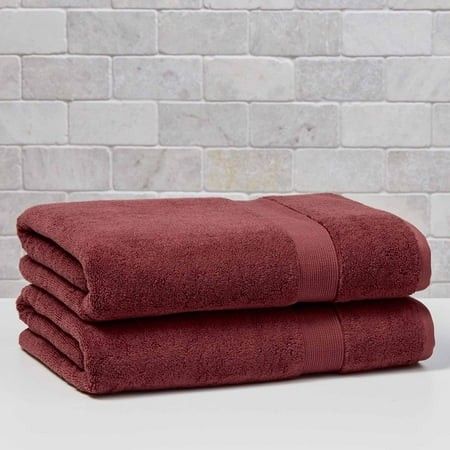 Photo 1 of Better Homes & Gardens Signature Soft Solid 2 Piece Bath Sheet Set Deep Redwood
