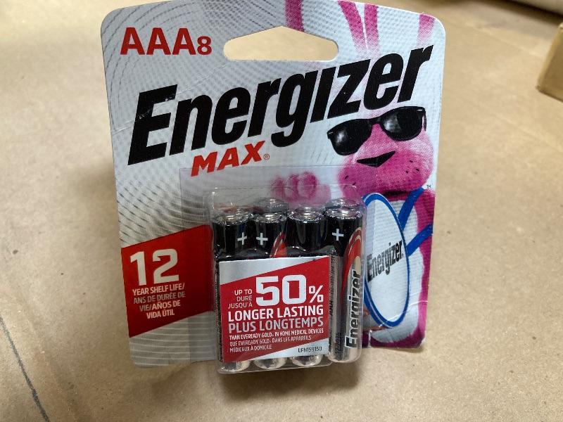Photo 1 of Energizer E92MP Max AAA Batteries, Black, 8 Count