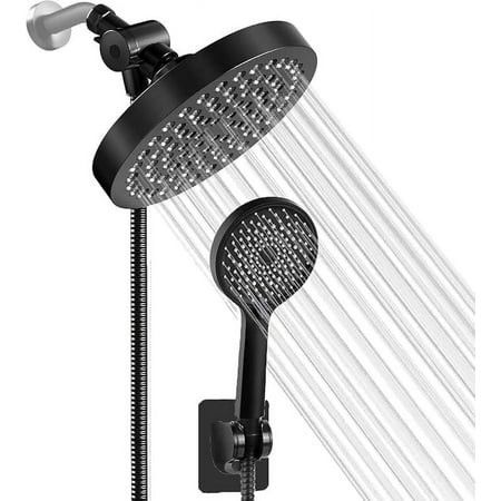 Photo 1 of DnxnIaIfy Shower Head High Pressure Rainfall Shower Head Handheld Shower Head Combo with 60 Hose
