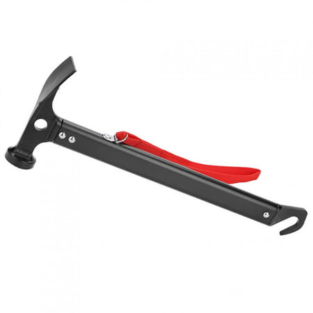 Photo 1 of EOTVIA Lightweight Outdoor Camping Tent Aluminum Alloy Hammer Mallet Peg Remover Camping Hammer Outdoor Camping Hammer
