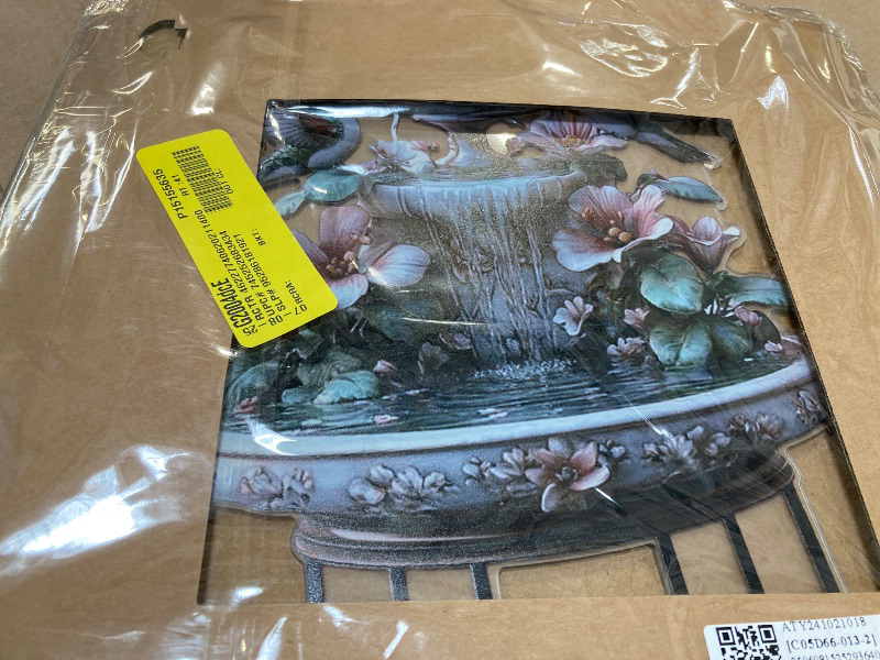 Photo 1 of JilgTeok 2 Packs Acrylic Hummingbird Garden Statue Water Feature Outdoor Decor for Yard Patio Flower Bed

