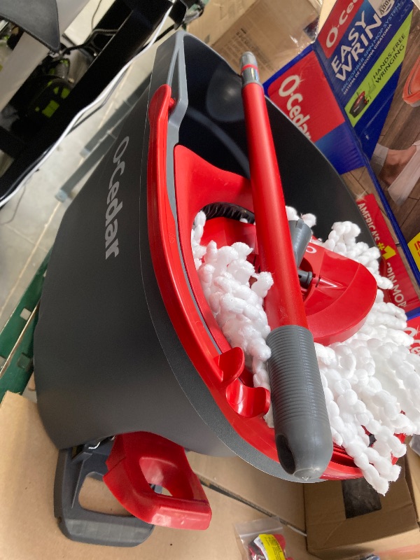 Photo 1 of O-Cedar Easy Wring 12 in. W Wet Mop Kit