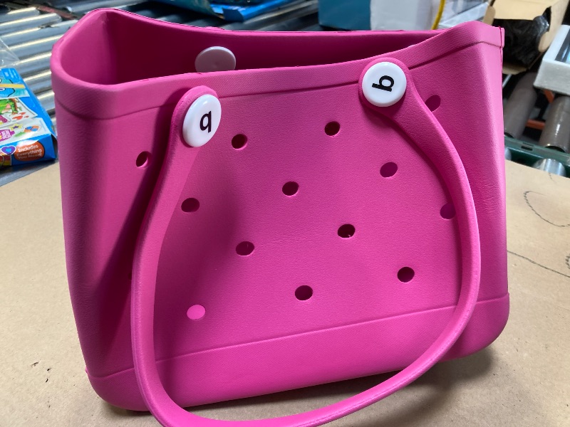 Photo 1 of Small-Girls Beach Bag Summer Storage Baskets Rubber Multi-Purpose Waterproof
