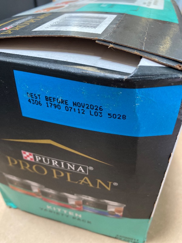 Photo 1 of exp date 11/2026---Purina Pro Plan High Protein Wet Kitten Food Variety Pack, DEVELOPMENT Kitten Favorites - (Pack of 24) 3 oz. Cans