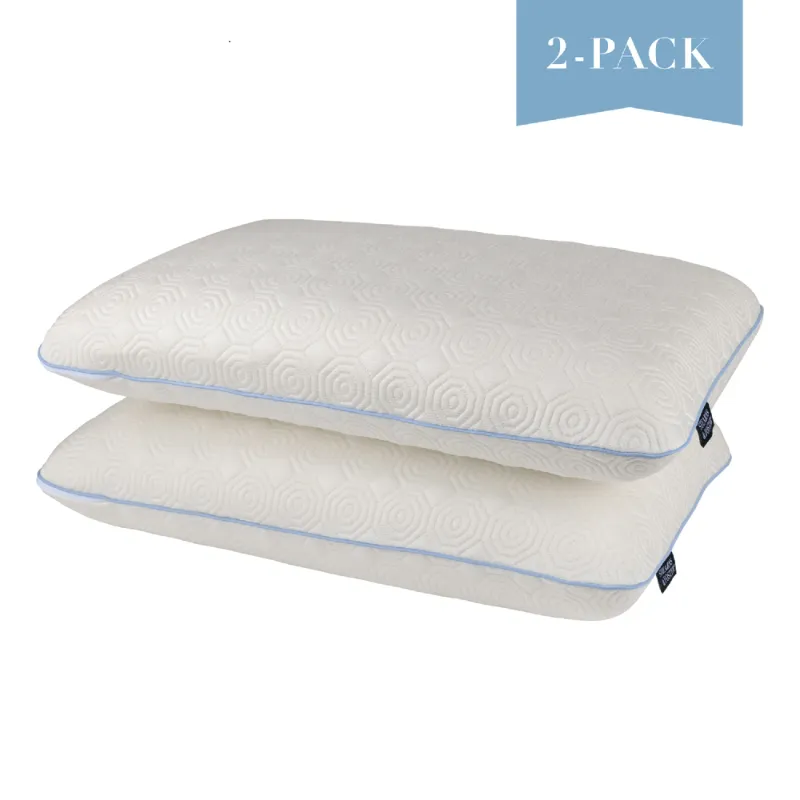 Photo 1 of Stearns and Foster Cooling Memory Foam Bed Pillows, 2 Pack, Standard, Adult
