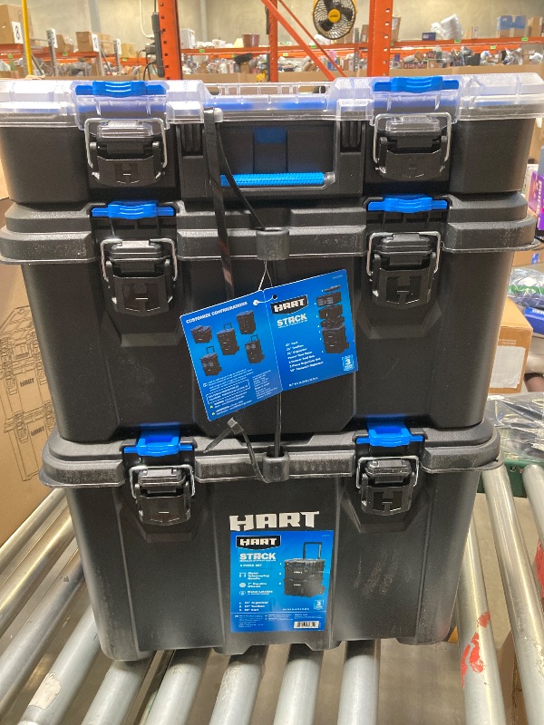 Photo 1 of HART 249074 Stack System, Mobile Tool Box for Storage and Organization, Fits
