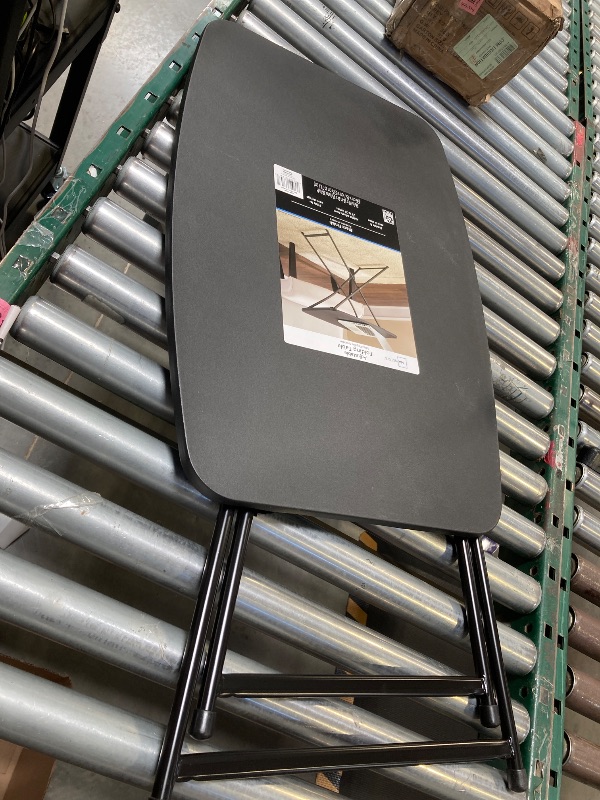 Photo 1 of Mainstays 26" Adjustable Height Personal Black Folding Table