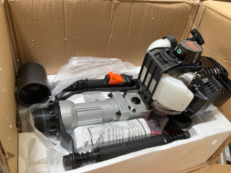 Photo 1 of VEVOR 37.77cc Gas-Powered T Post Driver 4-Stroke Fence Piling Pounder w/ 2 Head
