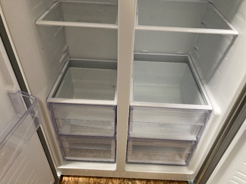 Photo 1 of Hamilton Beach 33 in. 15.6 cu. ft. Counter Depth Side by Side Refrigerator  
