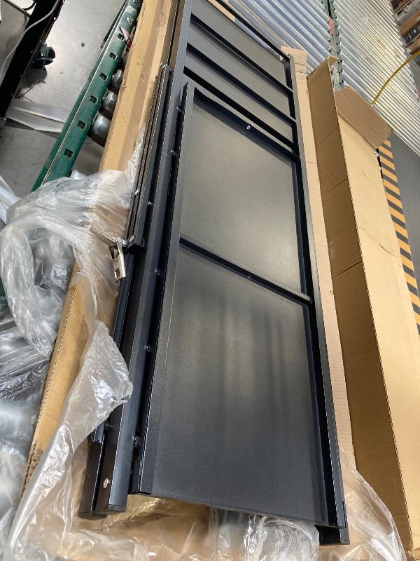 Photo 1 of 4 Tier Metal Storage Shelves Foldable, Heavy Duty Storage Shelves for Bedroom, Kitchen Storage Shelves No Assembly 500lbs/Shelf for Basement, Garage, Laundry, Bathroom, Pantry Organizers
