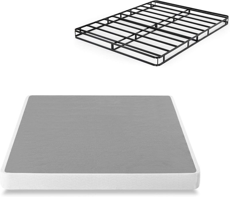 Photo 1 of Queen ZINUS 5 Inch Metal Smart Box Spring, Mattress Foundation, Strong Metal Frame, Easy Assembly, Queen
