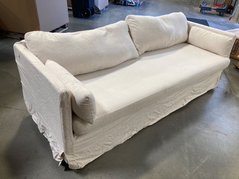 Photo 1 of Better Homes & Gardens Waylen Slipcover Sofa Cream by Dave & Jenny Marrs
