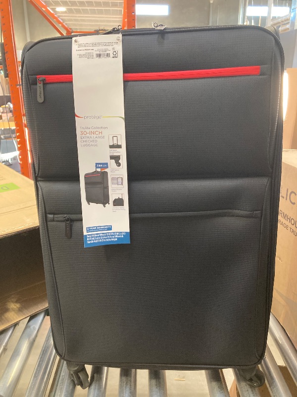 Photo 1 of Protege Trulite 30" Softside Upright Luggage, Black
