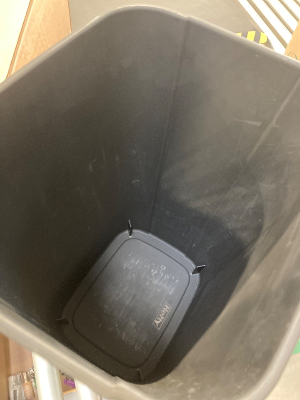 Photo 1 of 53-qt. Touch Lid Wastebasket Color: Black