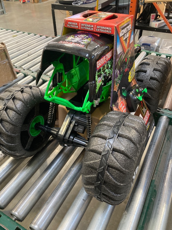 Photo 1 of Monster Jam, Official Mega Grave Digger All-Terrain Remote Control Monster Truck, Over 2 Ft. Tall, 1:6 Scale, Kids Toys for Boys and Girls Ages 4 and Up