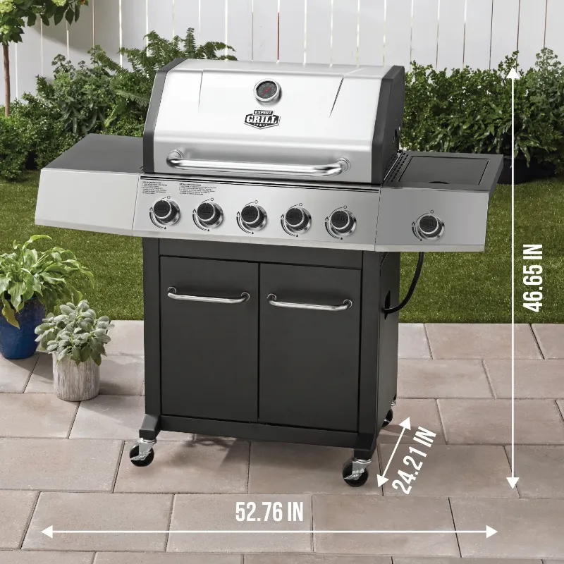 Photo 1 of Expert Grill 5 Burner Propane Gas Grill with Side Burner