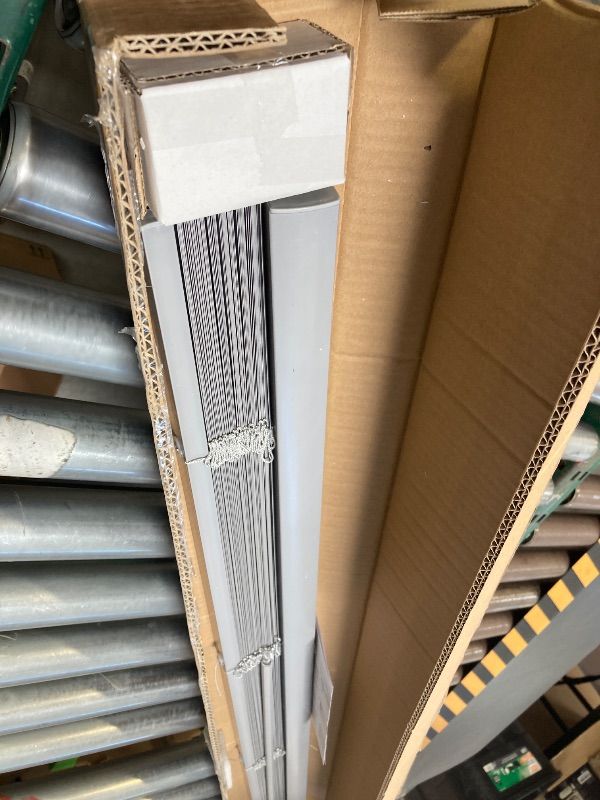 Photo 1 of CHICOLOGY Blinds for Windows , Mini Blinds , Window Blinds , Door Blinds , Blinds & Shades , Camper Blinds , Mini Blinds for Windows , Horizontal Window Blinds , Gloss Gray, 48"W X 60"H