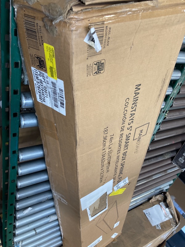 Photo 1 of Mainstays 5" Easy Assembly Smart Box Spring, Full