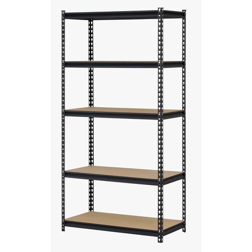 Photo 1 of Muscle Rack 36 W X 18 D X 72 H 5-Tier Steel Shelving Black 4000 Lbs. Capacity
