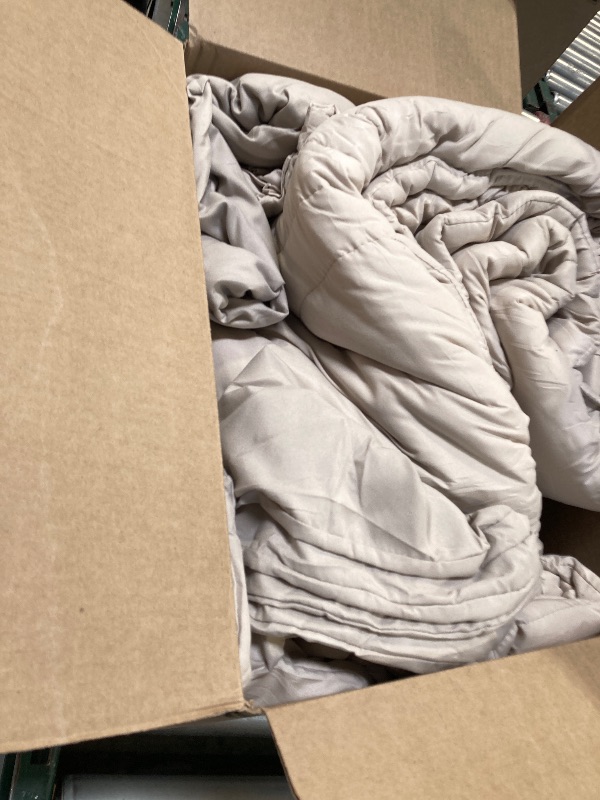 Photo 1 of Monbix Queen Comforter Set - 7 Pieces Apricot Beige Bed in a Bag Queen Bedding Sets with Comforters, All Seasons Down Alternative Comforter Bed Set with Sheets,Pillowcases & Shams