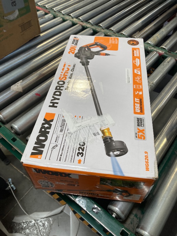 Photo 1 of WORX 20V Power Share 320 PSI Hydroshot Power Cleaner - WG620.9 (Tool Only)