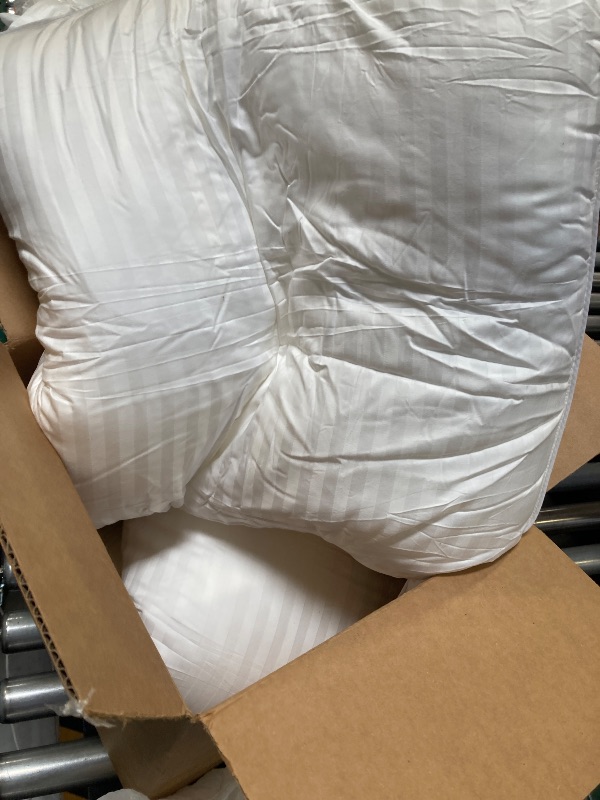 Photo 1 of Beckham Hotel Collection Euro Size Throw Pillows (Set of 2), 26 x 26 Down Alternative Pillow Insert for Bed, Couch, and Sofa