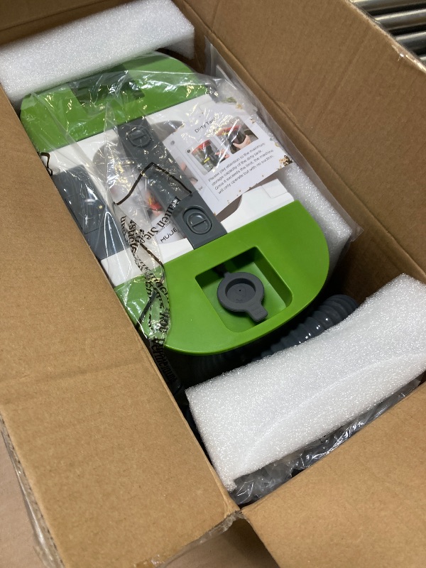 Photo 1 of Upholstery Carpet Cleaner, MUJERBAY® 12Kpa Portable Spot and Stain Cleaner, Easy Move with Universal Wheels & Handle, 1.18-inch Deep Cleaning Machine for Couch, Stairs, Car and Pet Messes. Green