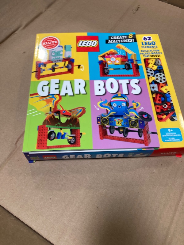 Photo 1 of Klutz Lego Gear Bots Science/STEM Activity Kit for 8-12 years