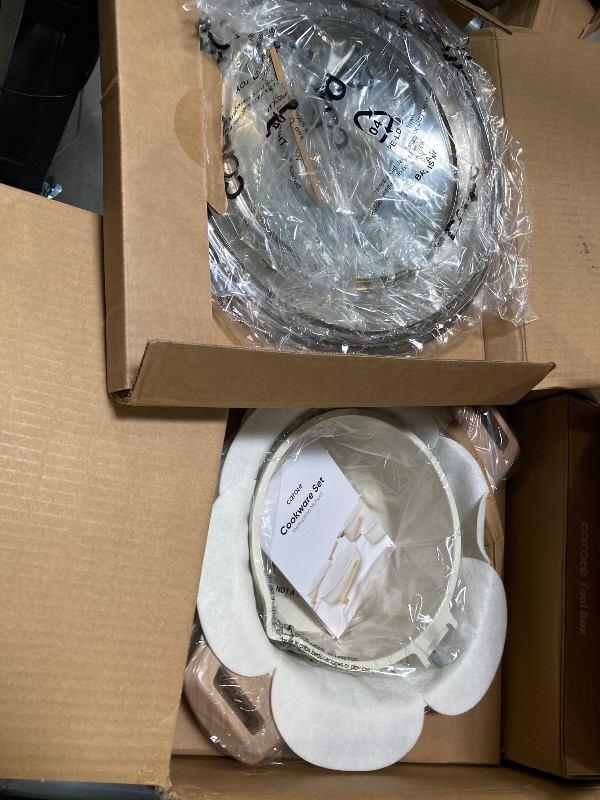 Photo 1 of CAROTE 14 Pcs Pots and Pans Set Nonstick,Cookware Set Kitchen Cooking Set with Utensil and Pan Protectors