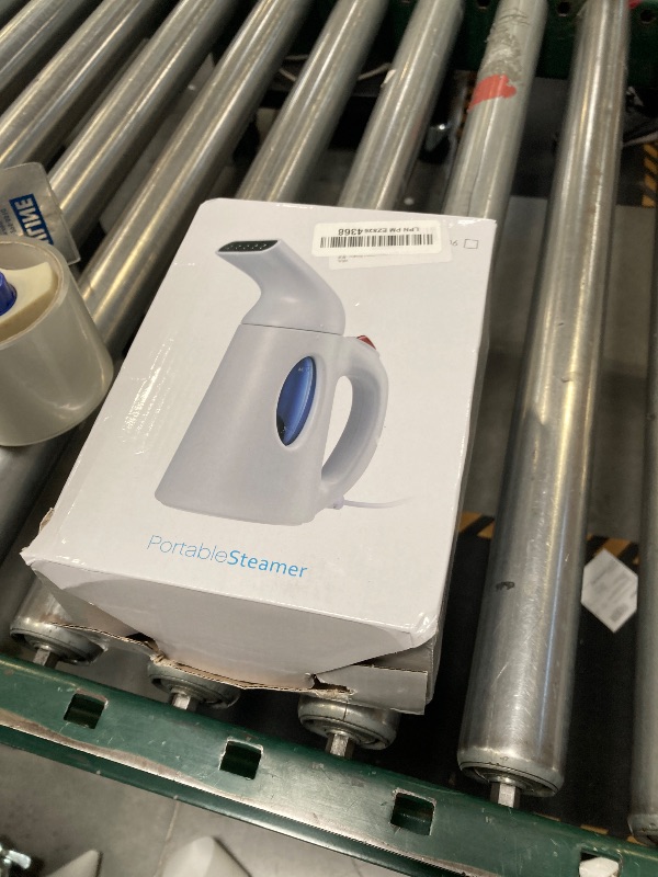 Photo 1 of Powerful Travel Steamer for Clothes Handheld Clothing Steamer Handheld Garment Steamer Wrinkle Remover for Home and Travel White
