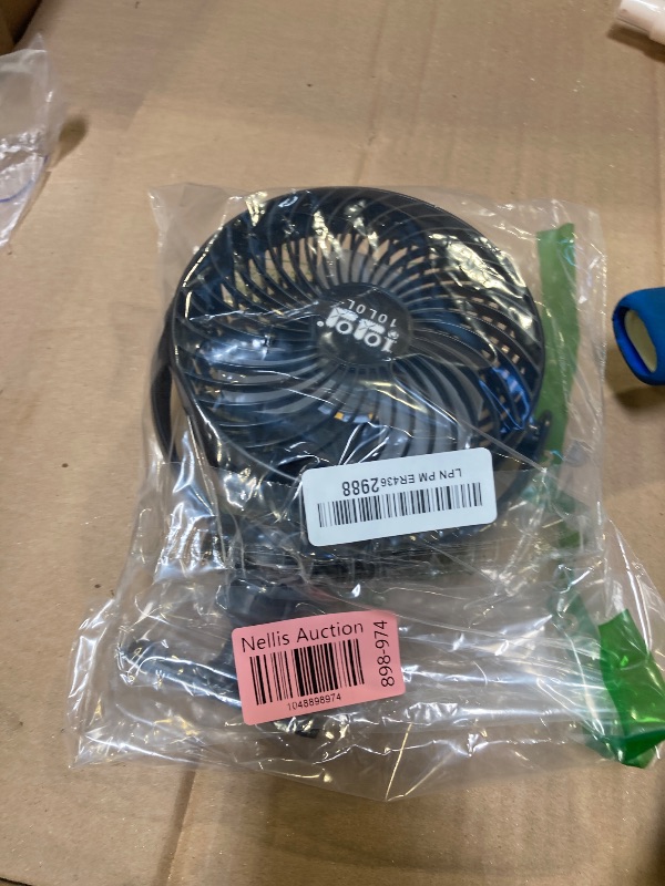 Photo 1 of 10L0L Golf Cart Fan with Magnetic Mount & 56Hrs Runtime - 8000mAh Battery, 3-Speed Cooling, Built-in LED Light, Power Bank Function - Stable ABS Design for All Golf Carts