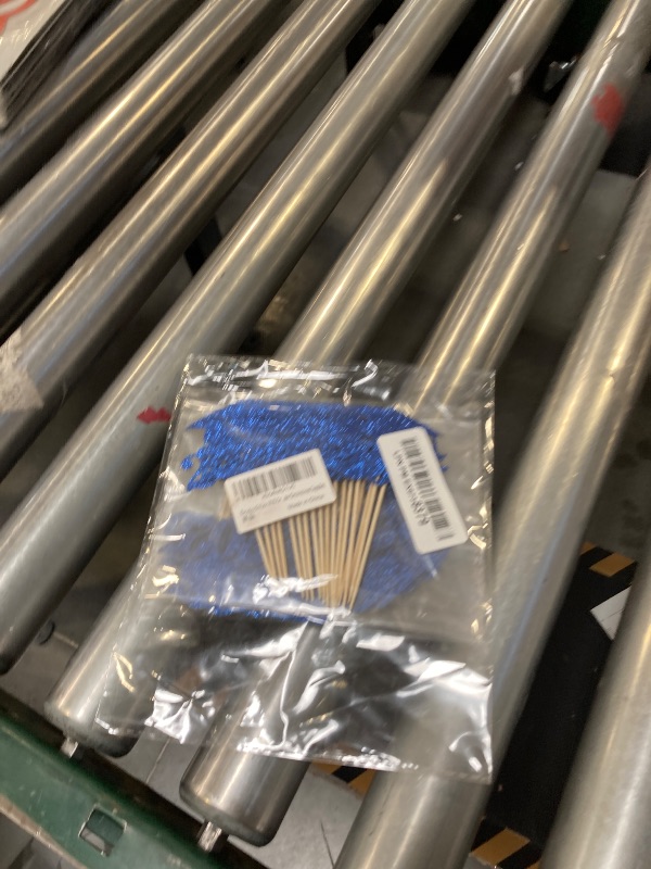 Photo 1 of Ercadio 36 Pack 2025 Graduation Cap Cupcake Toppers 2025 Deep Blue Glitter Class of 2025 Grad Cap Cupcake Picks for 2025 Graduation Theme Party Cake Decorations Supplies