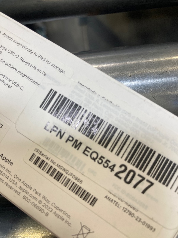 Photo 1 of Apple Pencil (USB-C): Device Compatibility Check Required - Pixel-Perfect Precision, Tilt Sensitivity, Perfect for Note-Taking, Drawing, and Signing Documents. Charges and Pairs with USB-C