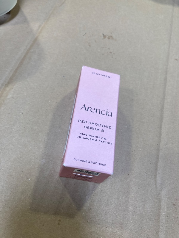 Photo 1 of Arencia Red Collagen + Peptide Smoothie Serum, 8% Niacinamide, Vitamin C, Vitamin E, lifting anti-aging serum for skin texture for glass skin