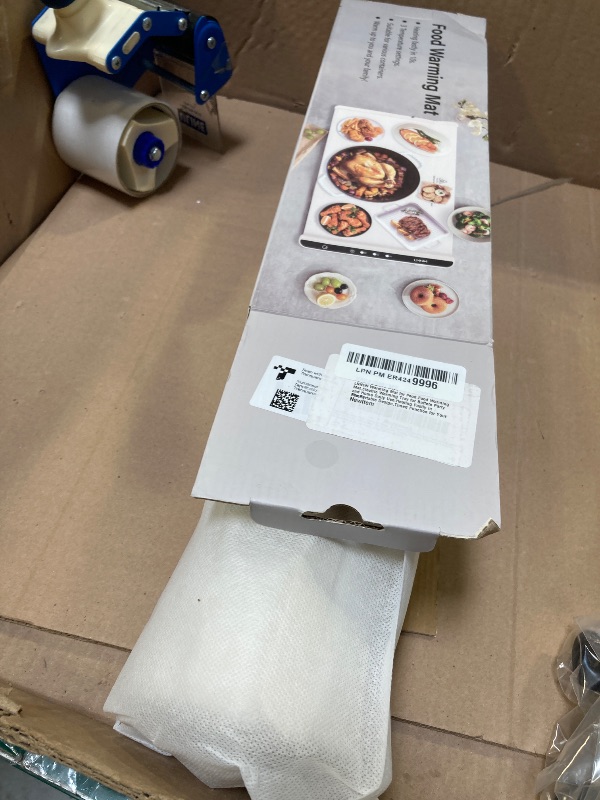 Photo 1 of Warming Mat for Food,Food Warming Mat,Electric Warming Tray for Buffets Party and Home Daily Use,Heating Fastly in 10s,Portable Design,Timed Function for Your Family.