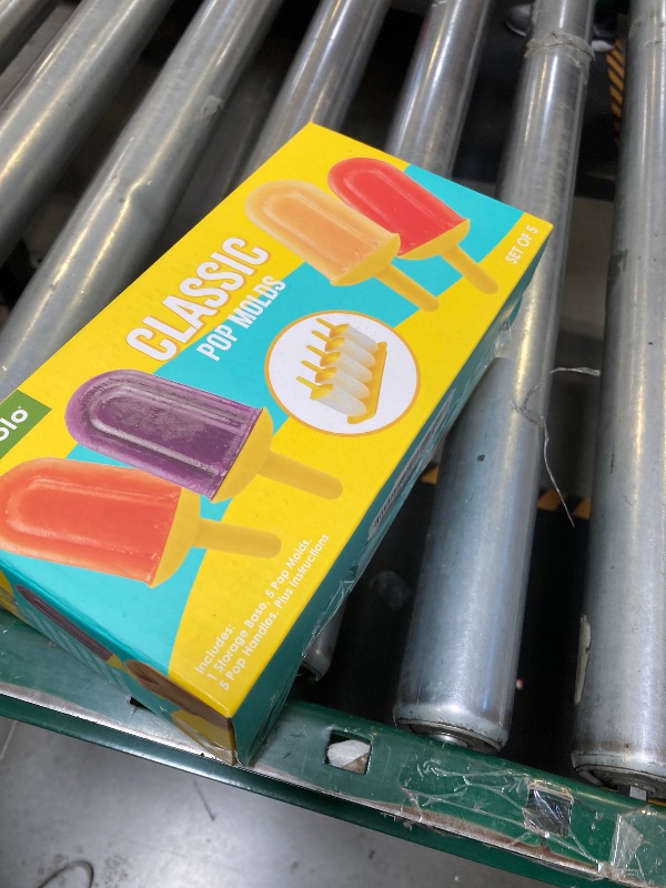 Photo 1 of Tovolo Popsicle Molds with Sticks (5-Pack, Classic) - Reusable Ice Pop Molds & Sticks for Homemade Flavored Ice Pops & Frozen Snacks - Popsicle Maker with Stand, Dishwasher Safe & BPA-Free