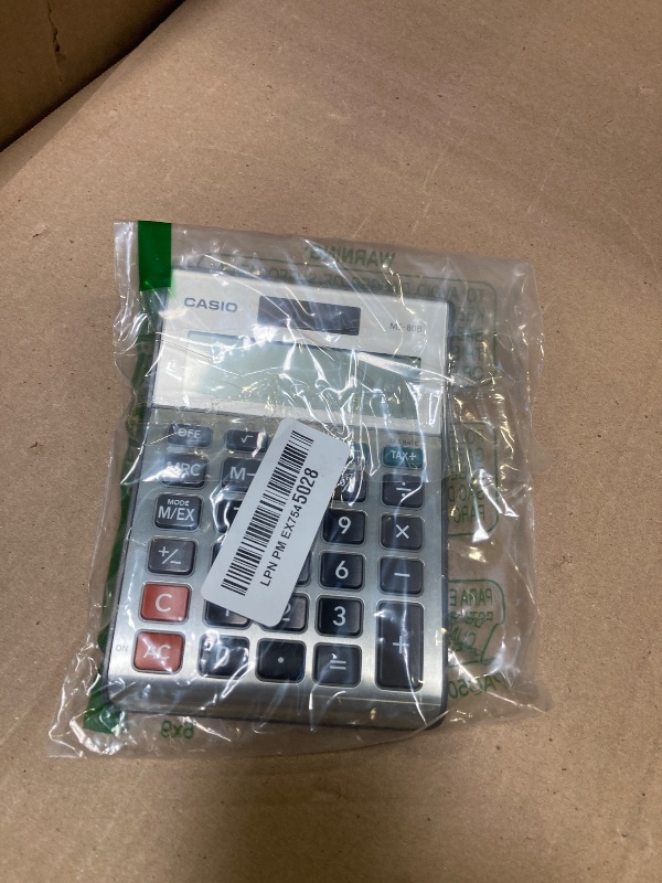 Photo 1 of Casio MS-80B Calculator – Desktop Calculator with Tax & Currency Tools | General Purpose | Large Display | Ideal for Home, Office & Everyday Math