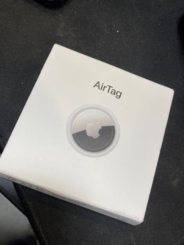 Photo 1 of Apple AirTag. Keep Track of and find Your Keys, Wallet, Luggage, Backpack, and More. Simple one-tap Set up with iPhone or iPad